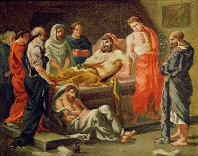 The Death of Marcus Aurelius, c.1843 by Ferdinand Victor Eugene Delacroix